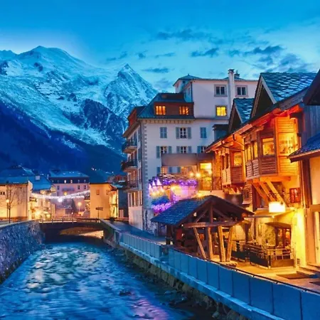 アパート Relais De Poste Centre Mont Blanc シャモニー